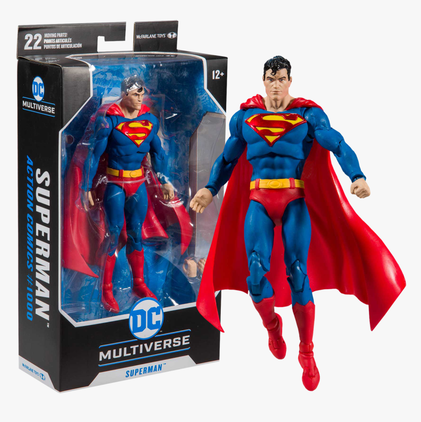 Superman Action Comics - Mcfarlane Toys Dc Multiverse Superman, HD Png Download, Free Download