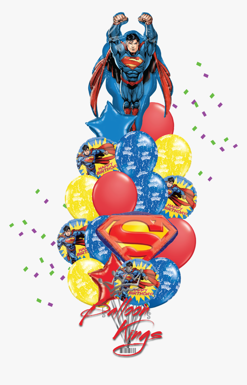 Superman Superhero Bouquet - Illustration, HD Png Download, Free Download