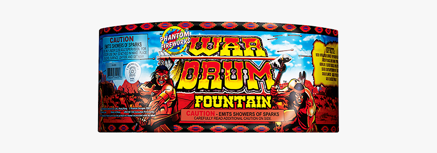 Fireworks Fountains War Drum - Superhero, HD Png Download, Free Download