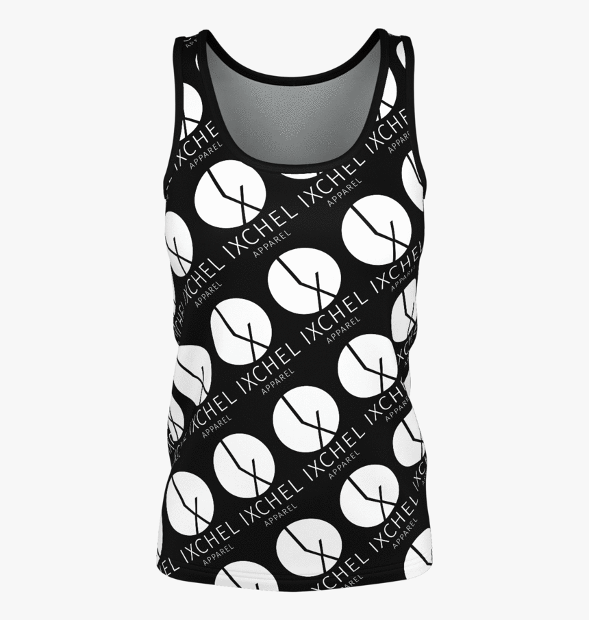 Ixchel Black Tank White Circle - Active Tank, HD Png Download, Free Download