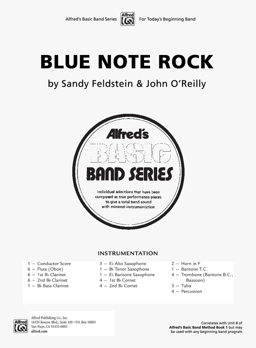 Blue Note Rock Music For Clarinet, HD Png Download, Free Download