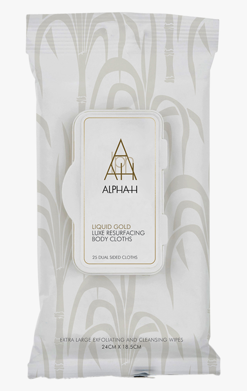 Alpha H Liquid Gold Luxe Body Resurfacing Cloths - Bar Soap, HD Png Download, Free Download