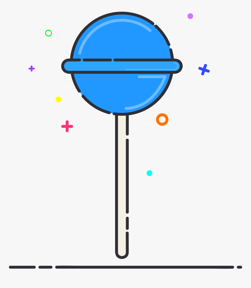 Png Lollipop Vector Flat Icon Design, Transparent Png, Free Download