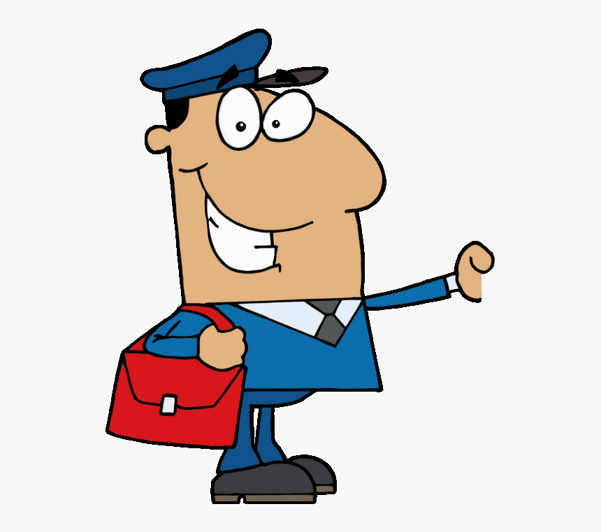 Transparent Mail Man Png - Cartoon Mailman, Png Download, Free Download