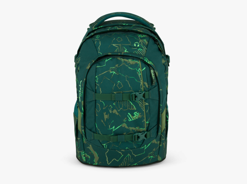 Satch Schulrucksack Green Compass, HD Png Download, Free Download