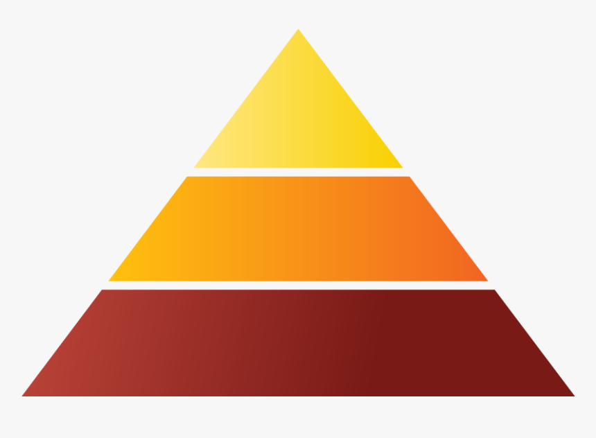 Transparent Pyramid Clipart - Pyramid With 3 Levels, HD Png Download, Free Download