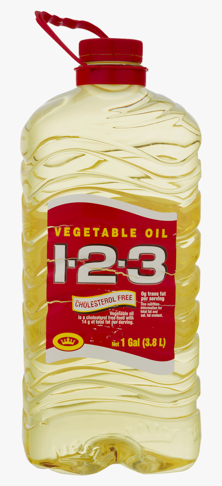 123 Vegetable Oil 1gal, HD Png Download, Free Download