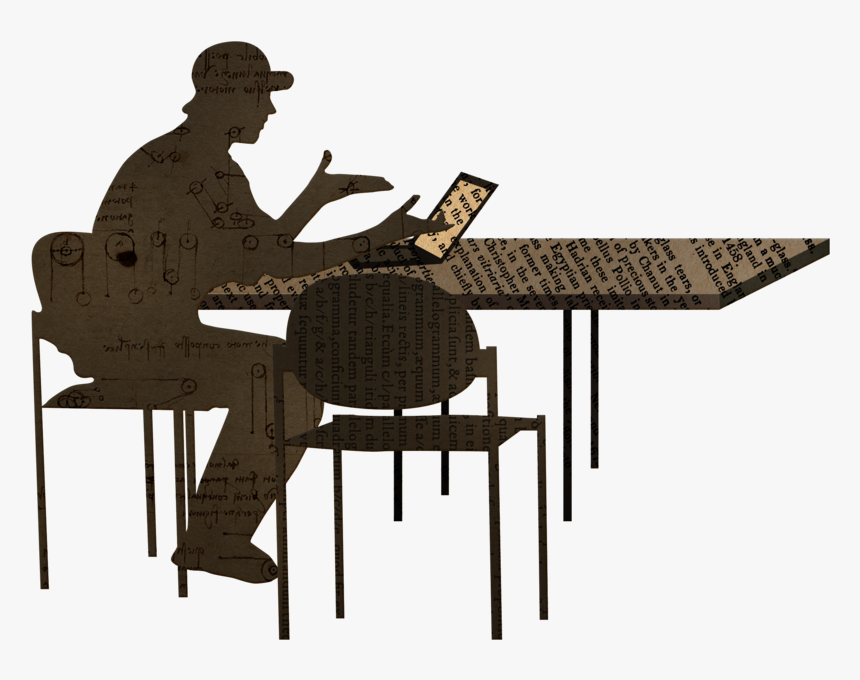 Boy At Desk - Sitting, HD Png Download, Free Download