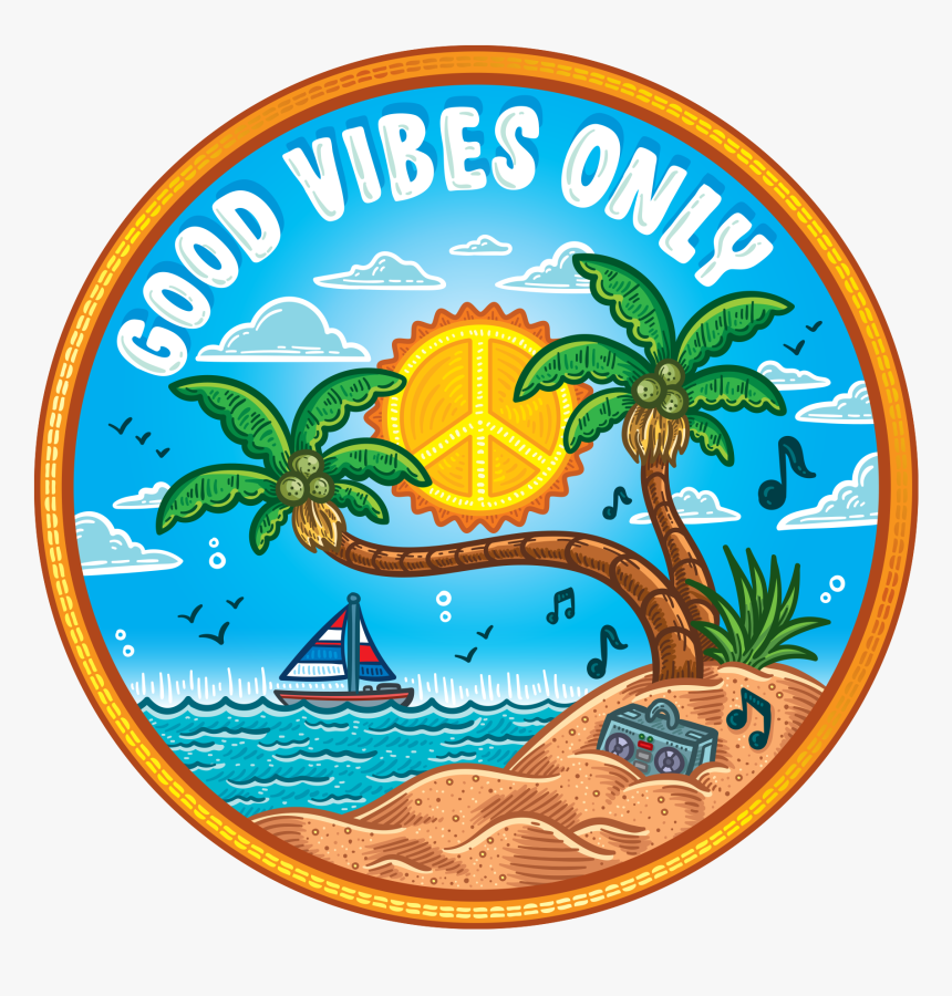 Good Vibes Only - Only Good Vibes Png Stickers, Transparent Png, Free Download