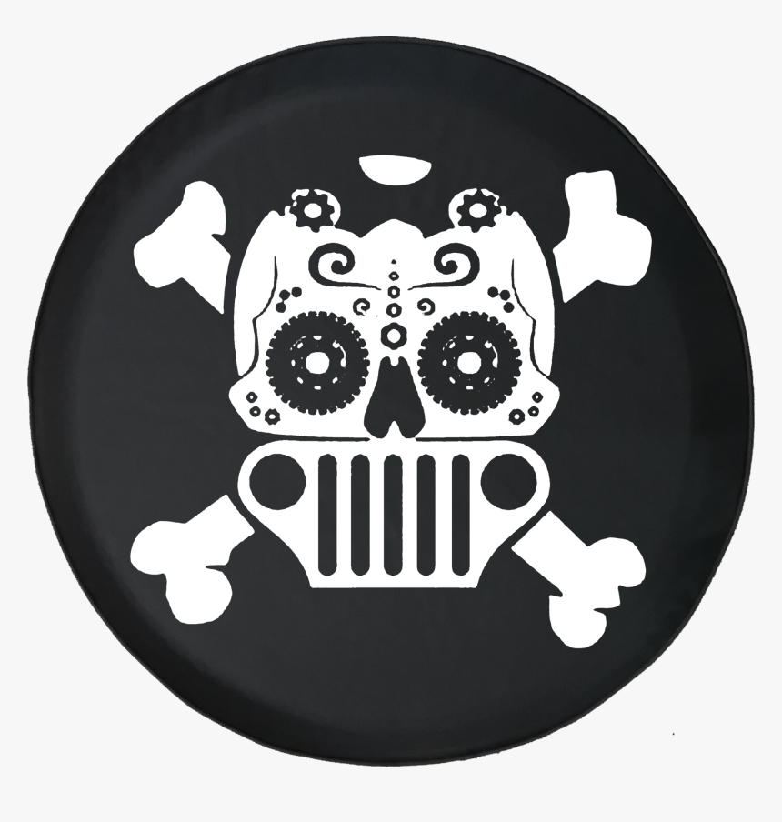 Jeep Sugar Skull Tire Cover, HD Png Download, Free Download