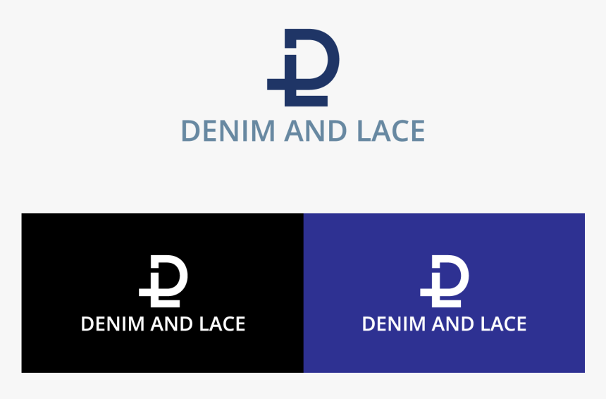 Logo Design By Strokes For Denim And Lace - Graphic Design, HD Png Download, Free Download