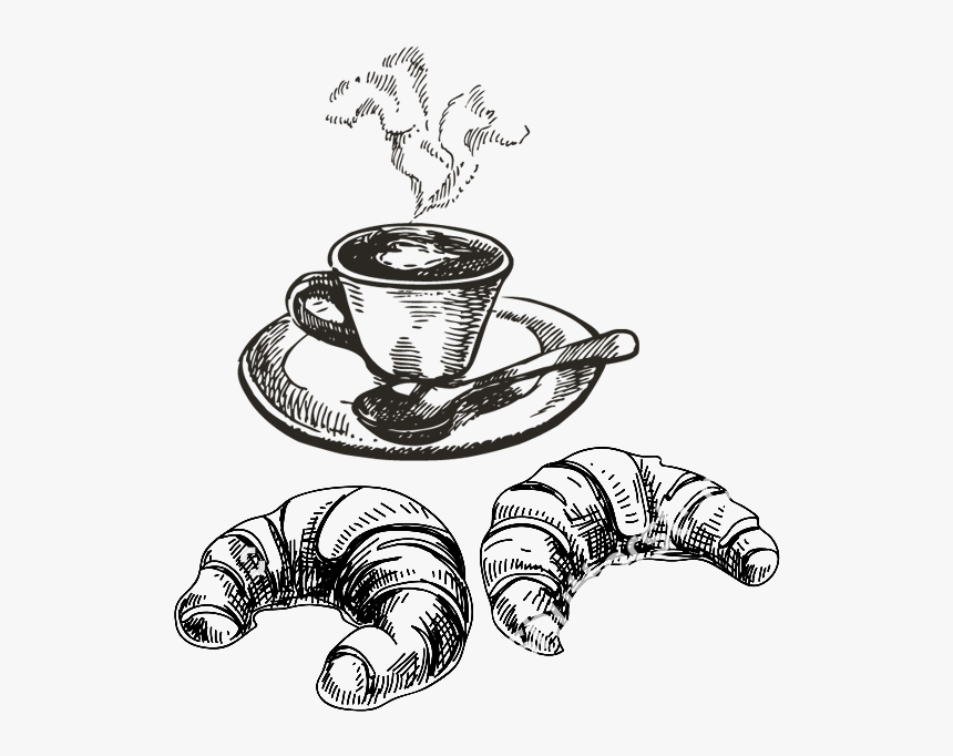 Coffee Cup Espresso Drawing - Background Vintage Coffee, HD Png Download, Free Download