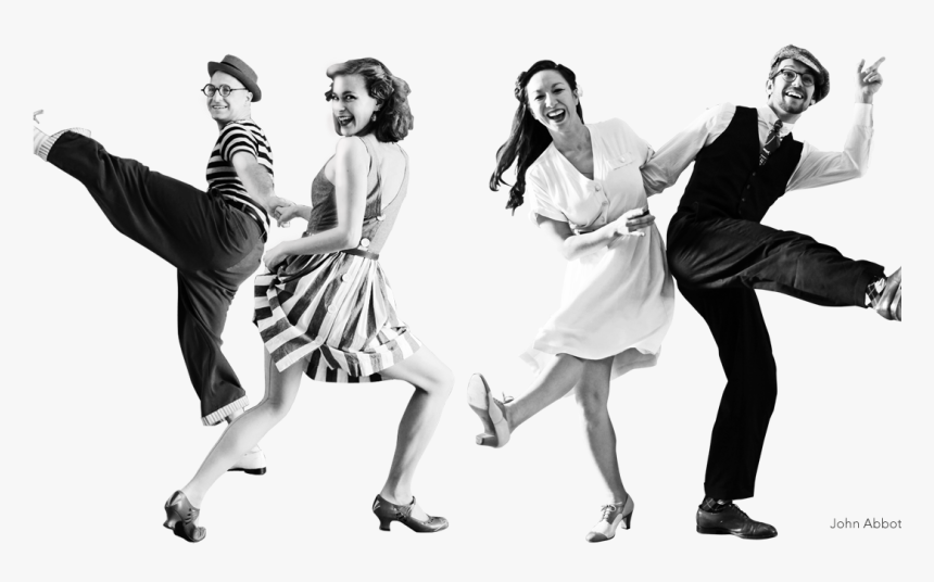Two Couple Jam - Lindy Hop Png, Transparent Png, Free Download