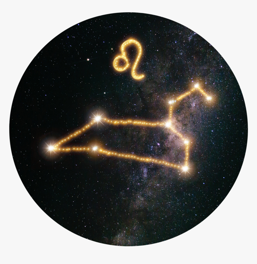 #leo #zodiac #stars #constellation #sign #freetoedit - Circle, HD Png Download, Free Download