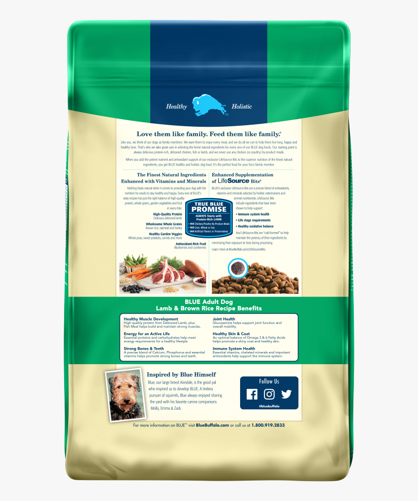 Bb Life Lamb/brown Rice Ad - Dog Food, HD Png Download, Free Download