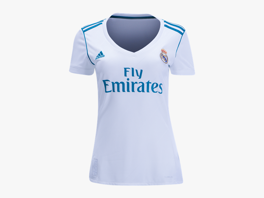 17-18 Real Madrid Home Women"s Football Shirt - Real Madrid Jersey 2018 Women, HD Png Download, Free Download