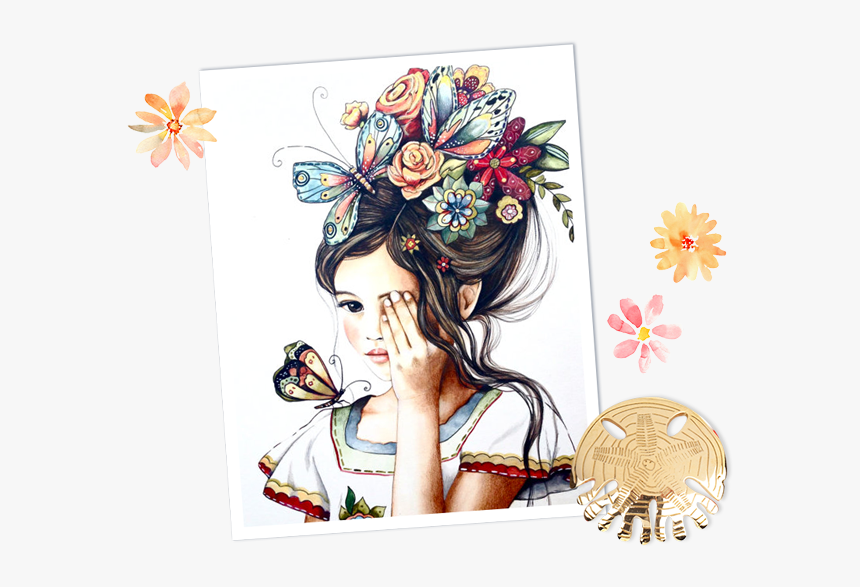 Was Established Back In 2013, While Leïa Khalaf, The - Flowers In Hair Tattoo, HD Png Download, Free Download