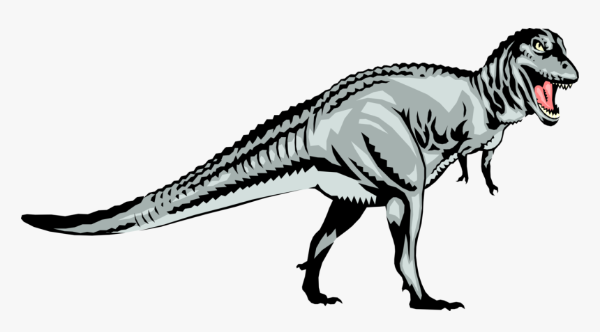 Vector Illustration Of Prehistoric Tyrannosaurus Rex - Lesothosaurus, HD Png Download, Free Download