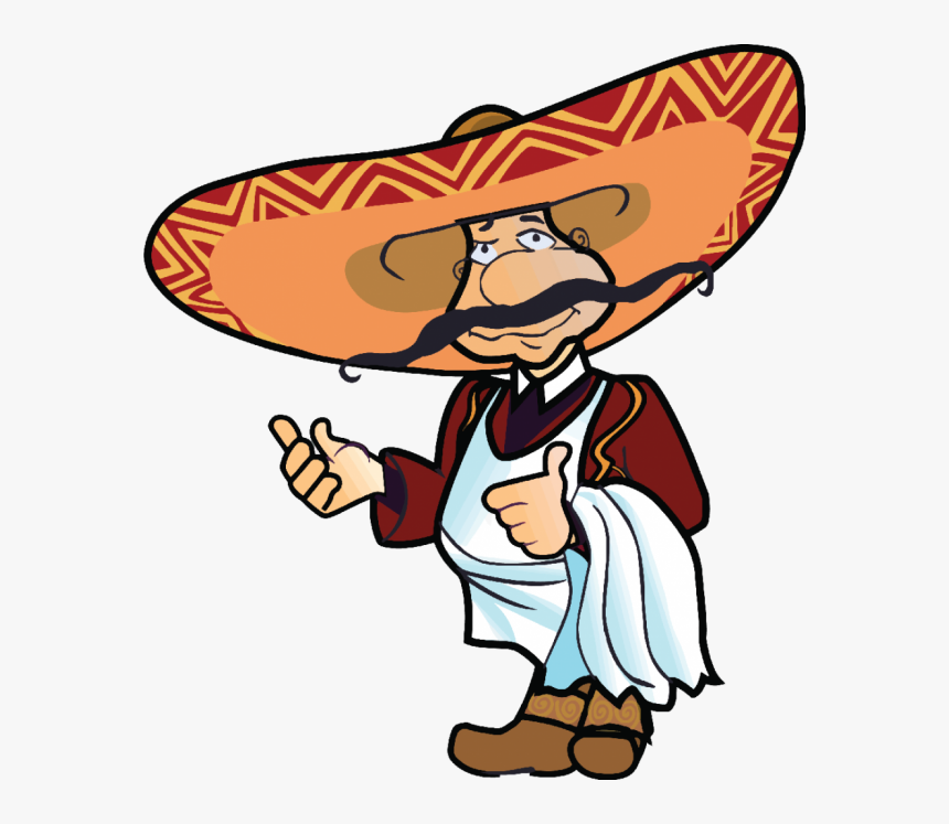 Mexican-man - Cartoon, HD Png Download, Free Download