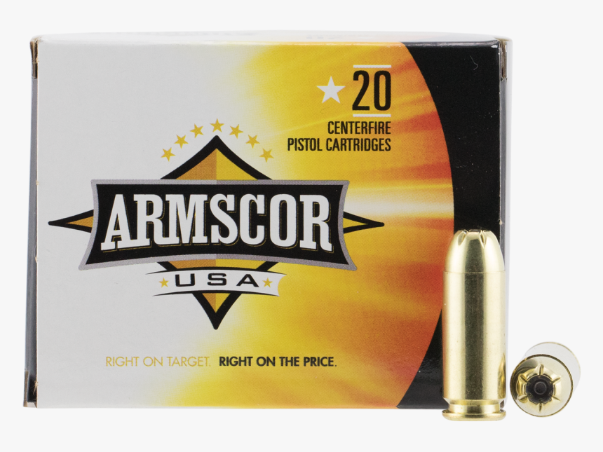 Armscor 10mm Jhp - Bullet, HD Png Download, Free Download