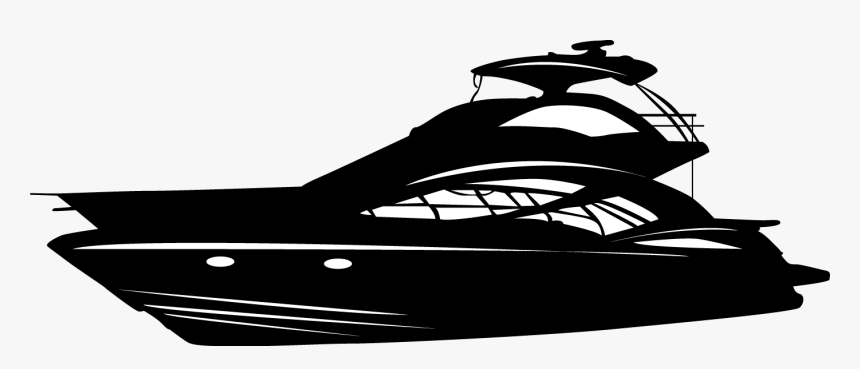 Ship Silhouettes 01 Png - Yacht Silhouette Png, Transparent Png, Free Download