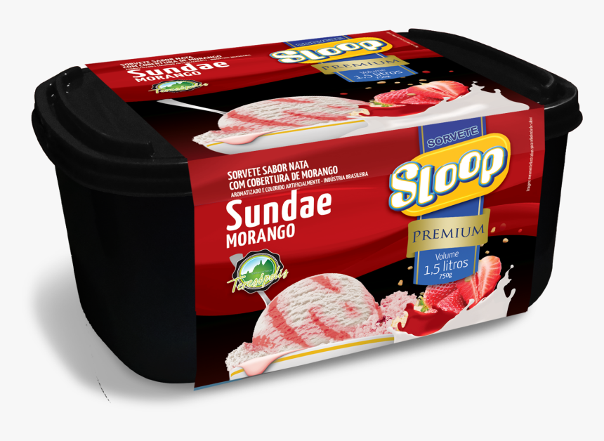 Sorvet Sloop Sabores 1l , Png Download - Convenience Food, Transparent Png, Free Download