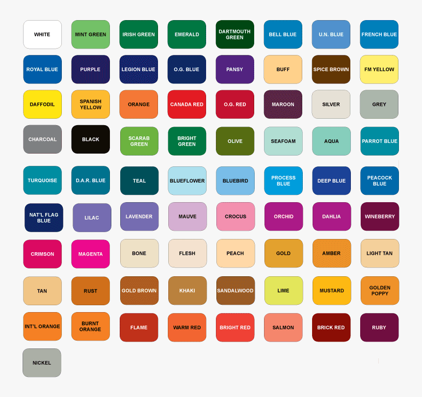 Color-chart - Color Panels, HD Png Download, Free Download