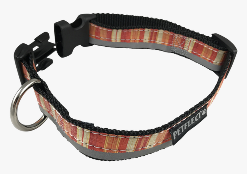 Orange Vertically Striped Dog Collar - Strap, HD Png Download, Free Download