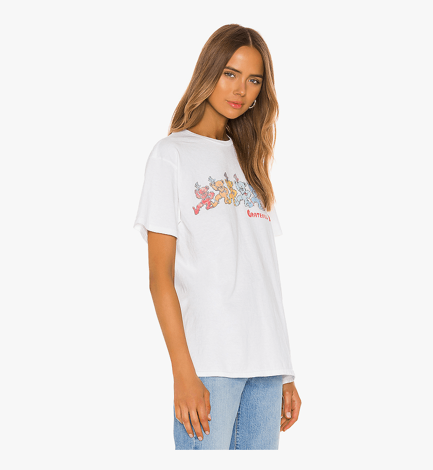 Grateful Dead Band Tee"
 Class= - Girl, HD Png Download, Free Download