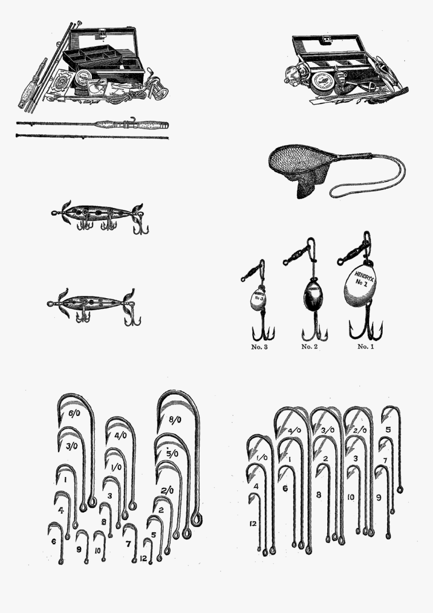 Png Closed Fishing Tackle Box Clipart - Sketch, Transparent Png, Free Download