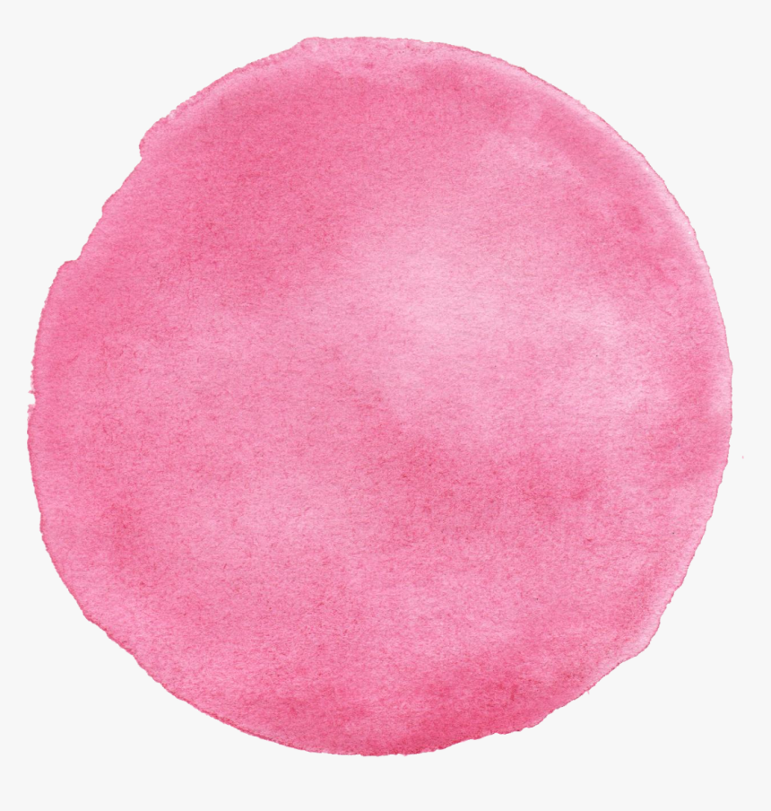 Watercolor Circle Png Pink, Transparent Png, Free Download