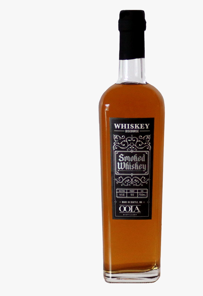 Smoked Whiskey Bottle Shot - Glass Bottle, HD Png Download, Free Download
