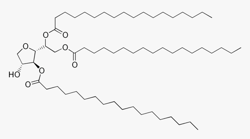 Sorbitan Tristearate Clipart , Png Download - Sorbitan Sesquioleate Chemical Structure, Transparent Png, Free Download