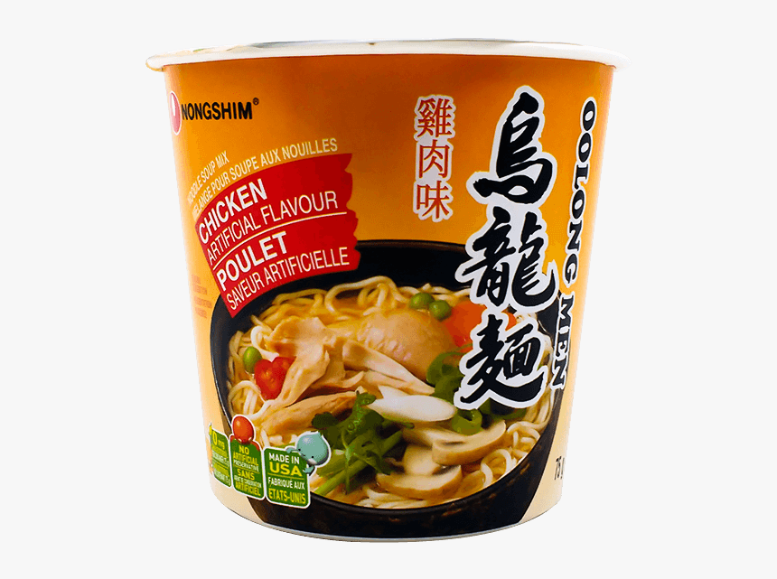 Nongshim Oolongmen Cup Noodle Soup Chicken 75g, HD Png Download, Free Download
