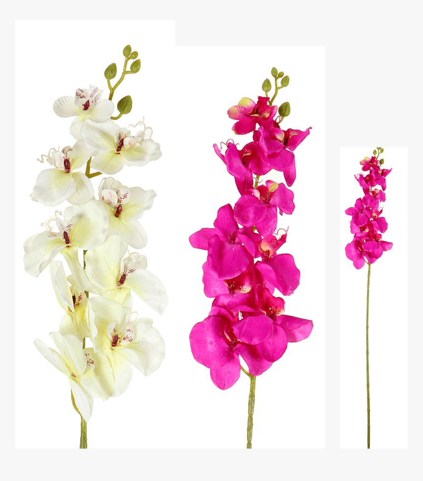 9 Head Orchid Flower - Artificial Flower, HD Png Download - kindpng