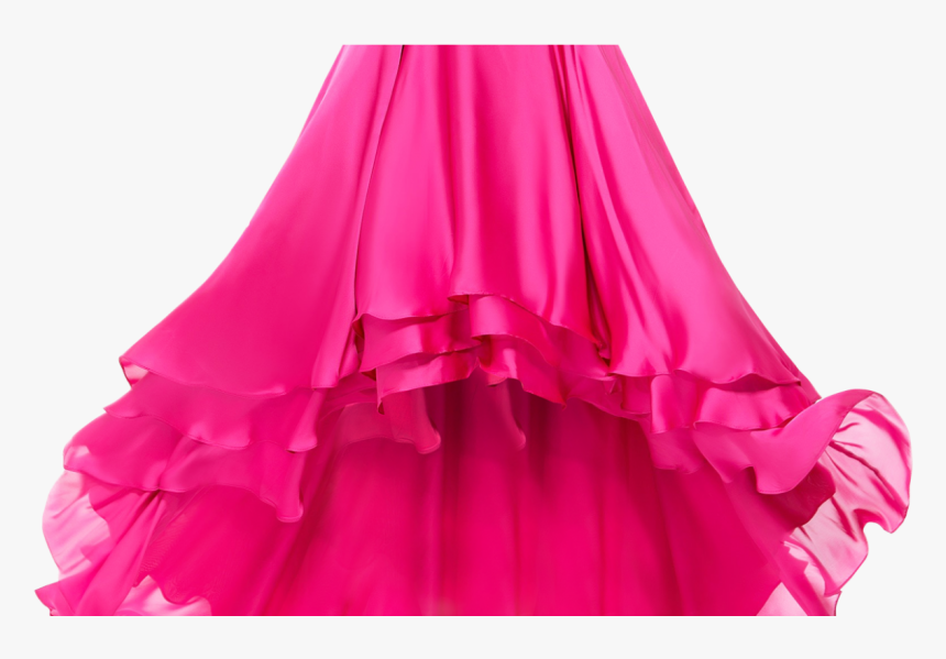 Transparent Woman In Dress Png - Pink And Black Wedding Dress, Png Download, Free Download