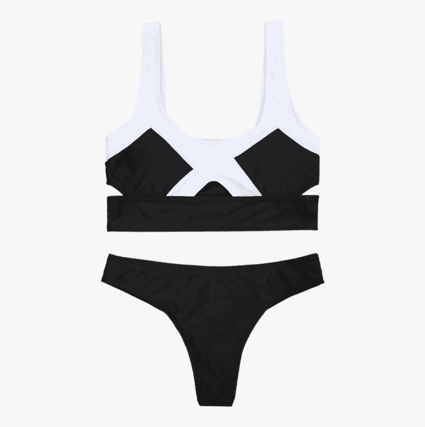 Women"s Swimwear Set Patchwork Color Block Sexy Beach - Swimsuit Bottom, HD Png Download, Free Download