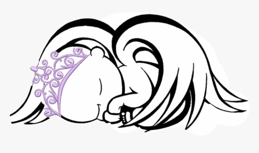 #sleeping #angel #baby #freetoedit - Baby I Never Met, HD Png Download, Free Download