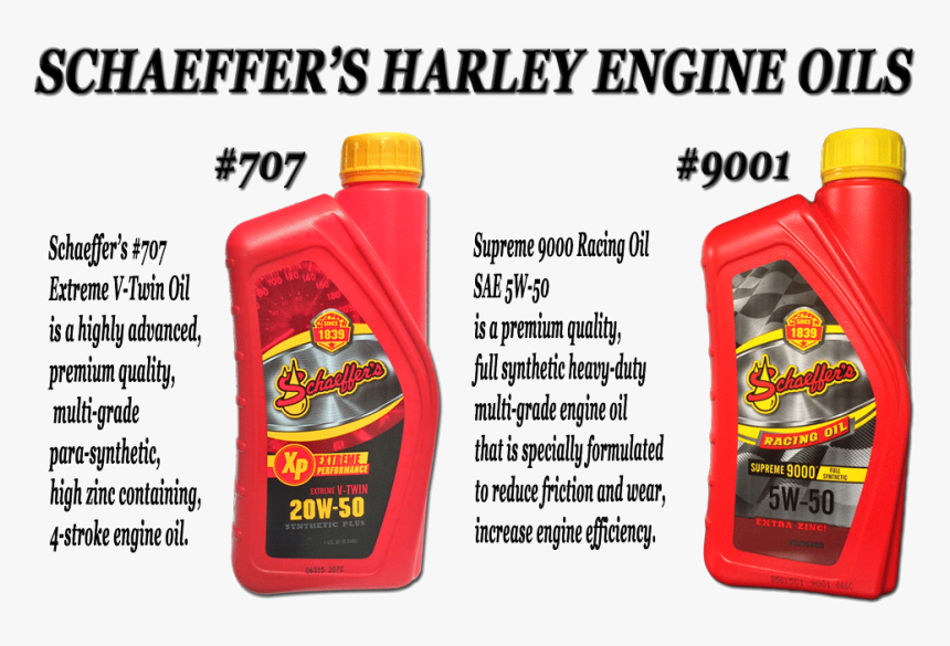 Schaeffer Harley Davidson Engine Oils 707 9001 - Bottle, HD Png Download, Free Download