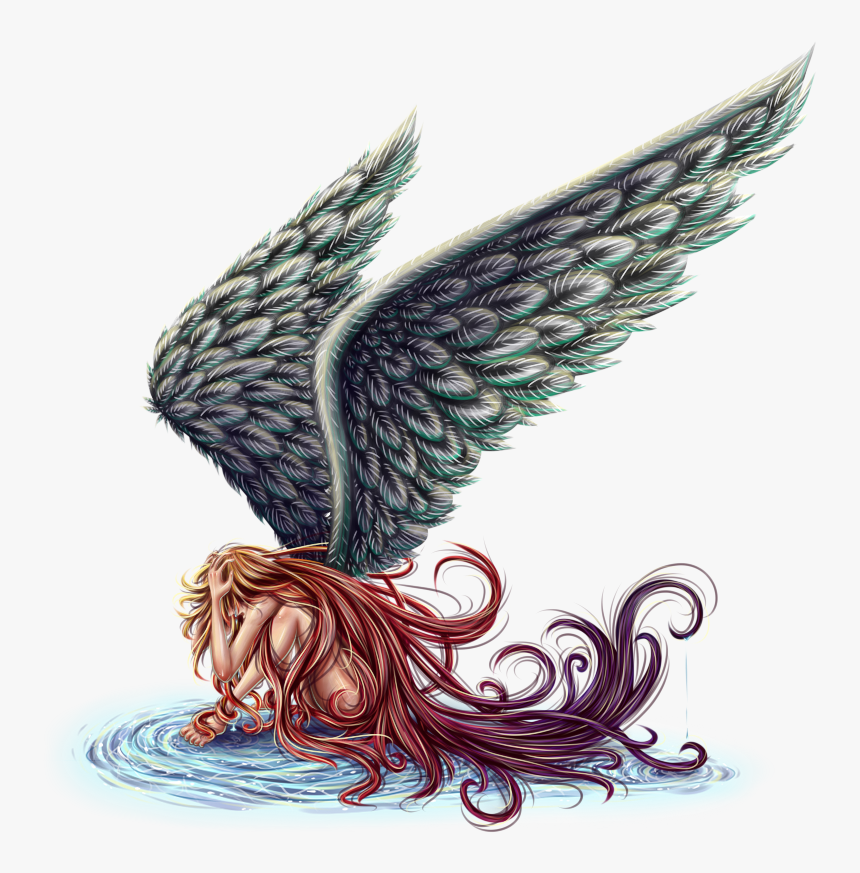 Crying Angel Png - Illustration, Transparent Png, Free Download