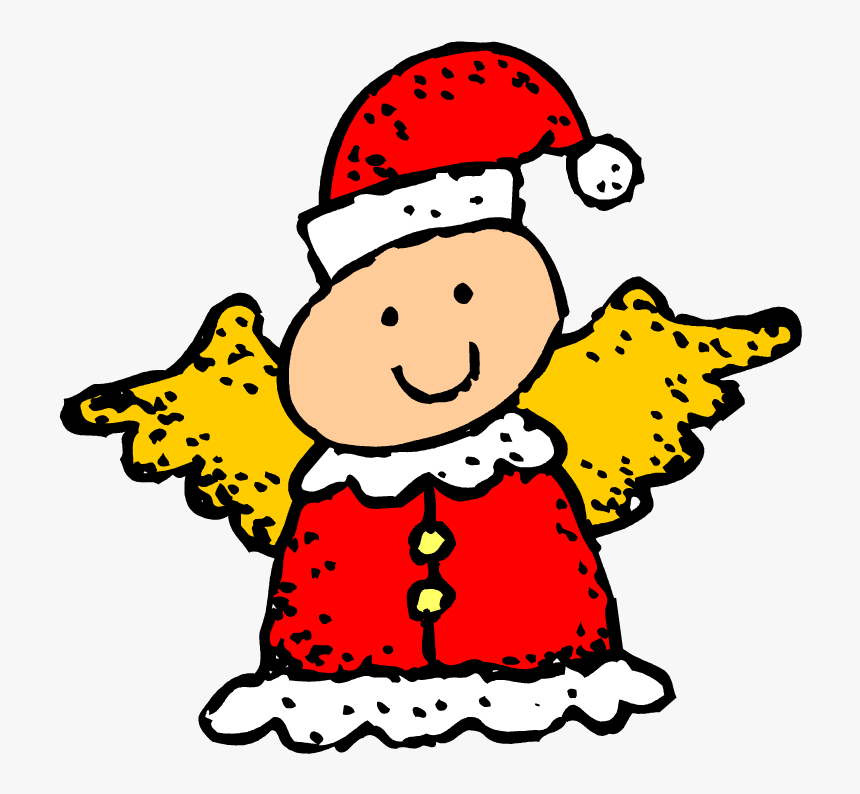 Custom Party Stationery, Invitations - Christmas Angel Cartoon Clip Art, HD Png Download, Free Download