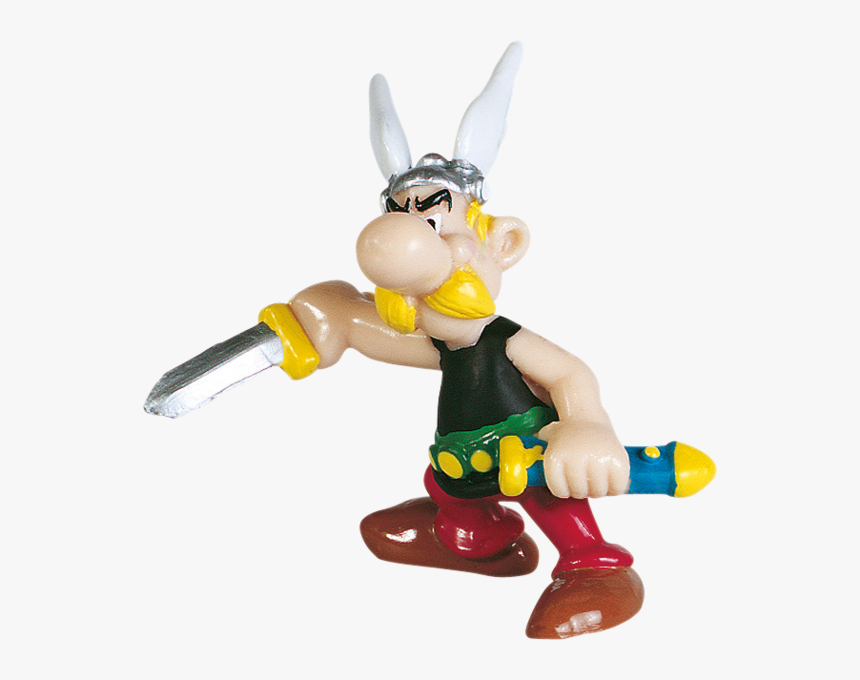Astérix Holding A Sword - Asterix Figure, HD Png Download, Free Download