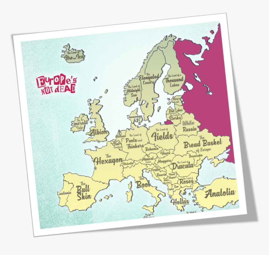 Map Of Europe For Children, HD Png Download, Free Download