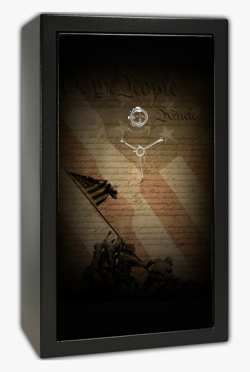 Gun Safe Decal - Gun Safe American Flag Wrap, HD Png Download, Free Download