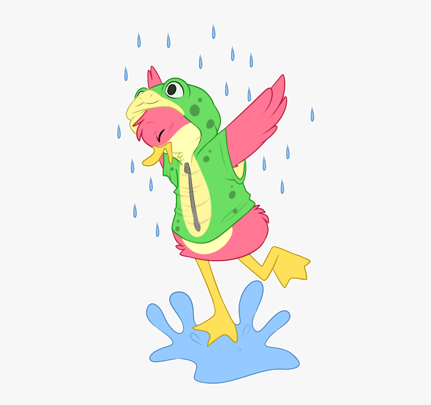 Puddle Jumping - Cartoon, HD Png Download, Free Download