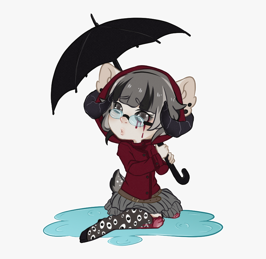 Mitzy Caught In The Rain - Cartoon, HD Png Download, Free Download