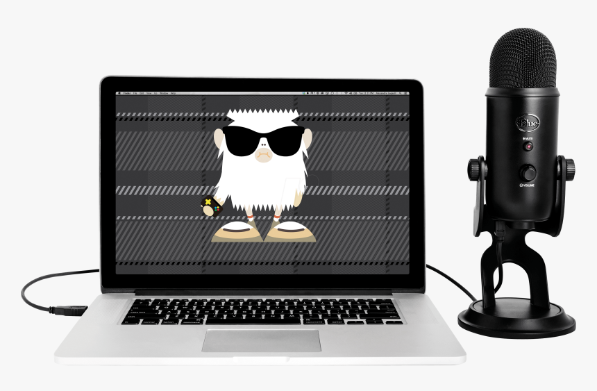 Blackout Yeti Usb Microphone Blue Microphones - Blue Yeti Microphone Png, Transparent Png, Free Download