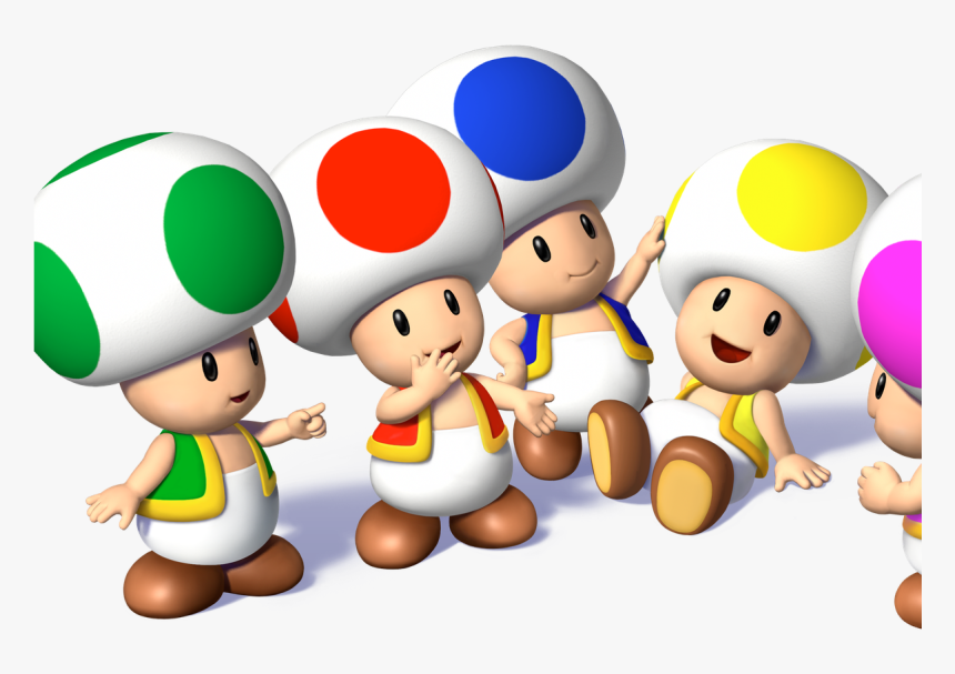 Toad Transparent Wallpaper Mario Png Black And White - Super Mario Party Toad, Png Download, Free Download