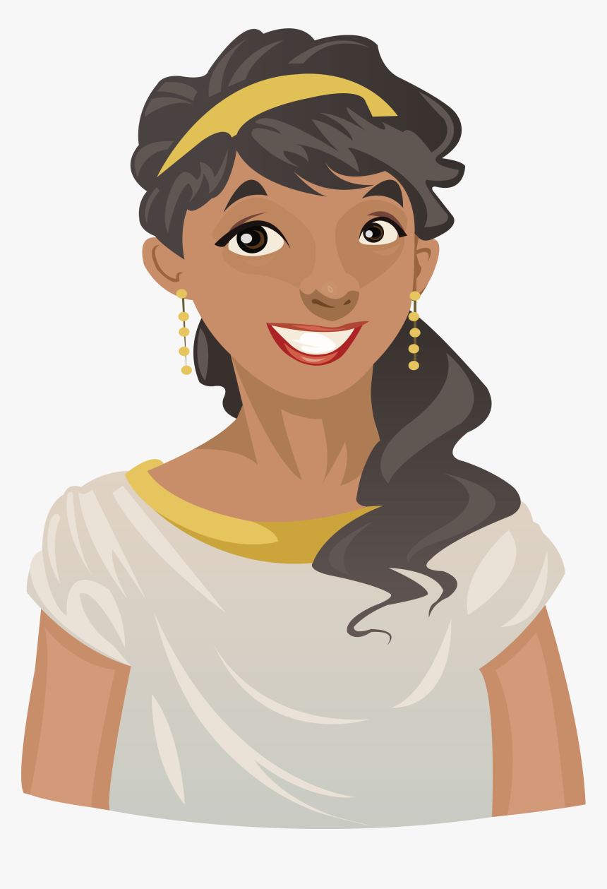 Transparent Greek Statue Png - Cartoon Black Woman Transparent Background, Png Download, Free Download