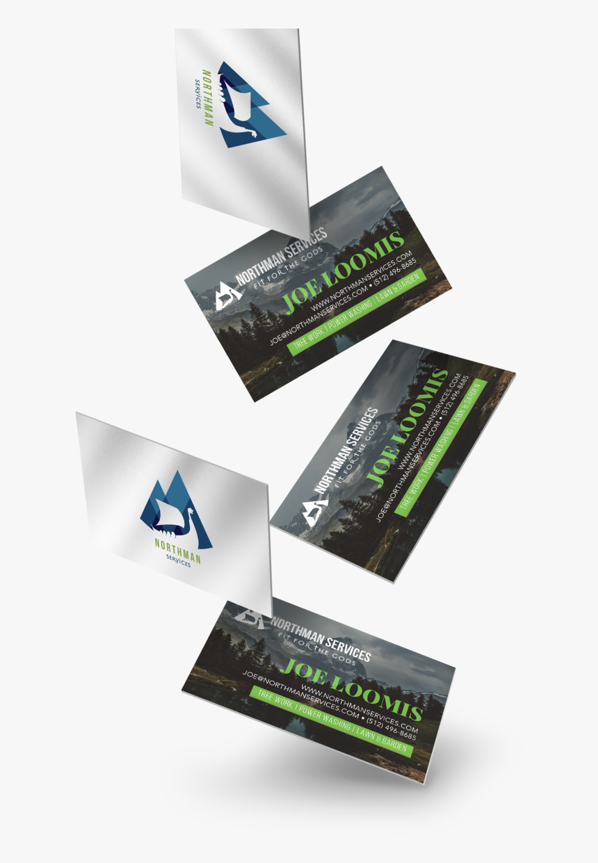 Falling Business Card Mockups - Graphic Design, HD Png Download, Free Download